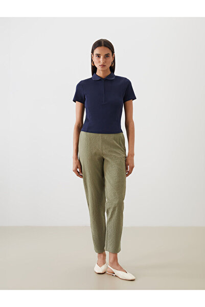 LC Waikiki Özmarka New Season Elastic Waist Carrot Cut Women's Trousers