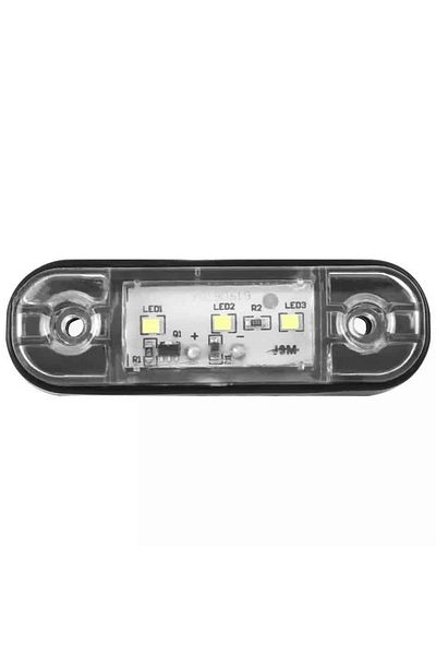 BGRJ Automotive Clearance lamp 3smd white, side, warning lamp, 12-24V