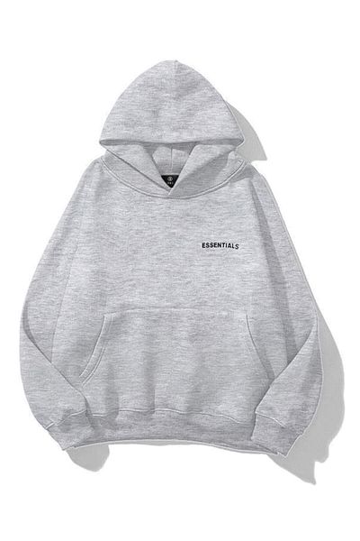 Boi Unisex 303 Essential Φούτερ Γκρι μελανζέ