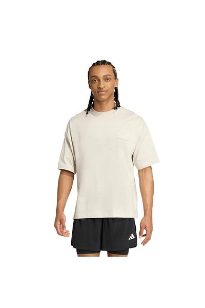 adidas Μπεζ ανδρικό μπλουζάκι ADI365 HK T UF JM4246