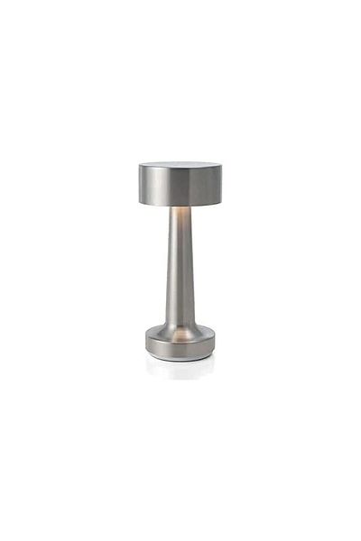 ETRONIK Modern Rechargeable Cordless Touch Sensor LED Desk lamp 3 Ways Dimming (SILVER)