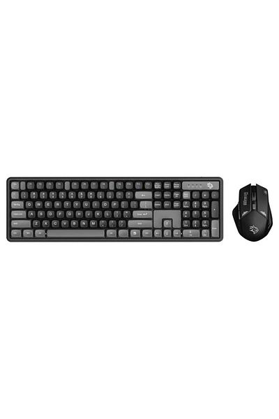 porodo Gaming Wireless Keyboard with Mouse, 1600 DPI, Plug & Play, Gaming Design, Compatible with Wi