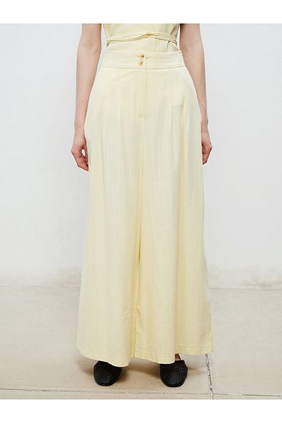 LC Waikiki Wide Leg Women's Trousers with Elastic Waist