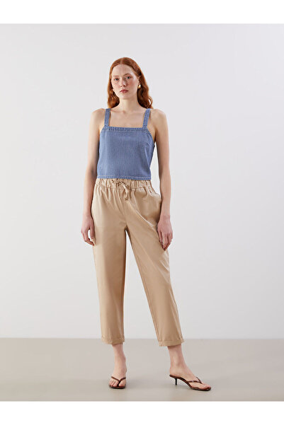 LC Waikiki Pantaloni pentru femei Özmarka New Season cu talie elastică