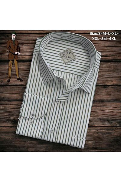 EREN STYLE Cămașă albă din in, clasică, 100% bumbac, cu mânecă lungă, anti-transpirație, cu o singură buzunar (model normal)