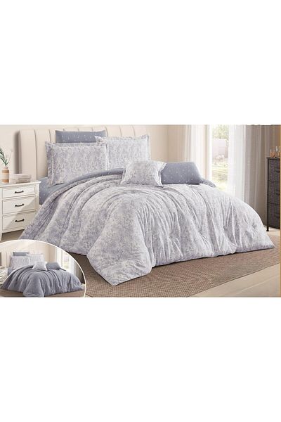 LOVER Luxury king size double bed sheet with floral design made of cotton for a deep sleep
