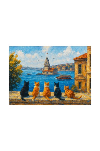 Neverland 1000 Piece Puzzle - Maiden's Tower Cats