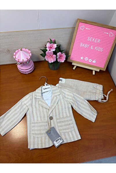 celixx ERKEK BEBEK PAMUKLU TAKIM ELBİSE 3 LÜ SET