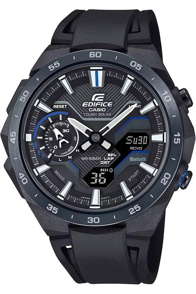 Casio Edifice Watch: Black ECB-2200PB-1ADF