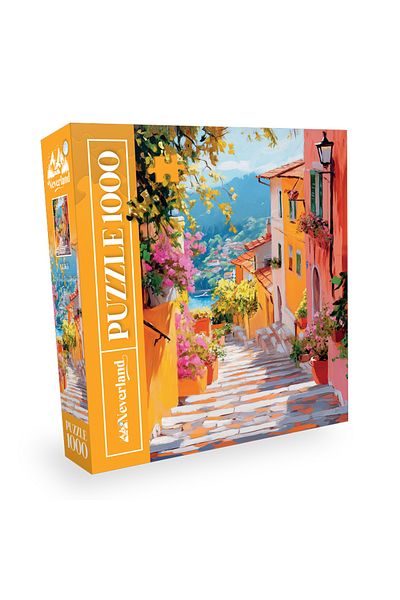 Neverland 1000 Piece Puzzle - Mediterranean Stairs