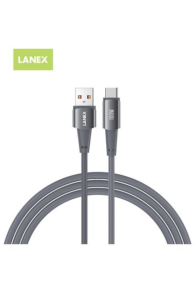 Lanex Lanix LS55C 1.5m 100W Super Speed Silicone Reinforced Cable, Supports All Type-C Devices and iPhone 15/16