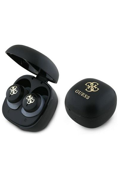 REDz Accessories Guess wireless headphones, Bluetooth TWS, Mini Iridescent Logo 4G, Black