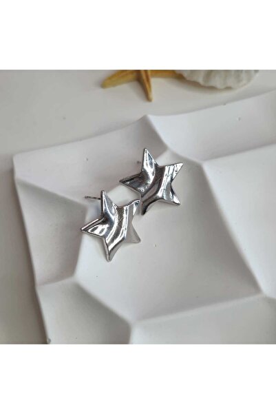 Ivory Pearl star earrings