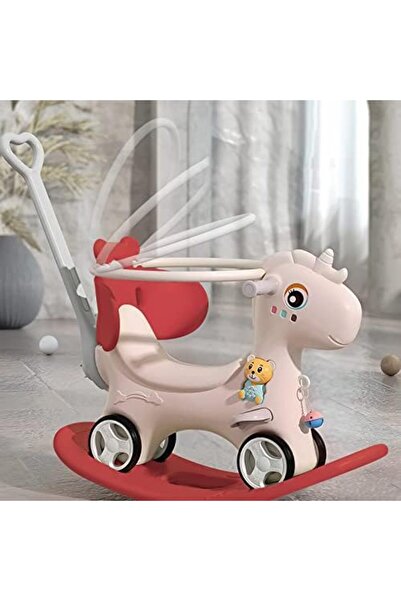STAR5 Arabiest Multifunctional Rocking Horse for Kids, Early Learning Toy, Red