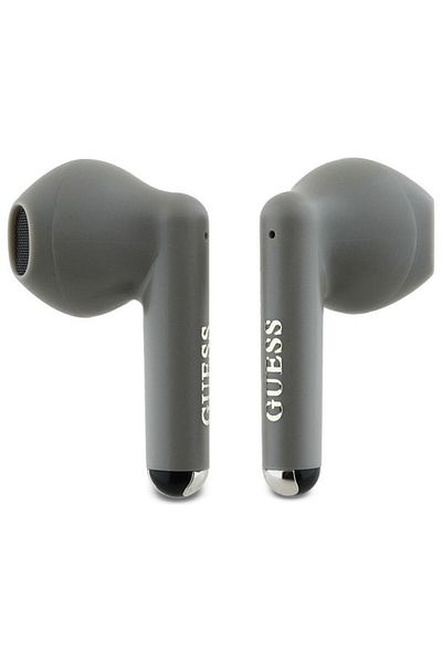 REDz Accessories Căști wireless Guess, Bluetooth TWS, Logo Classic imprimat, Gri deschis