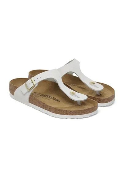 Birkenstock Gizeh Bs Women's White Slippers 1029387