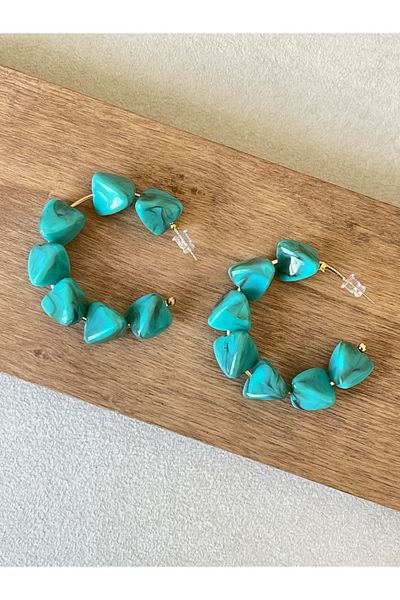 Rupen Kraft Colorful ring Transitional elegant earrings