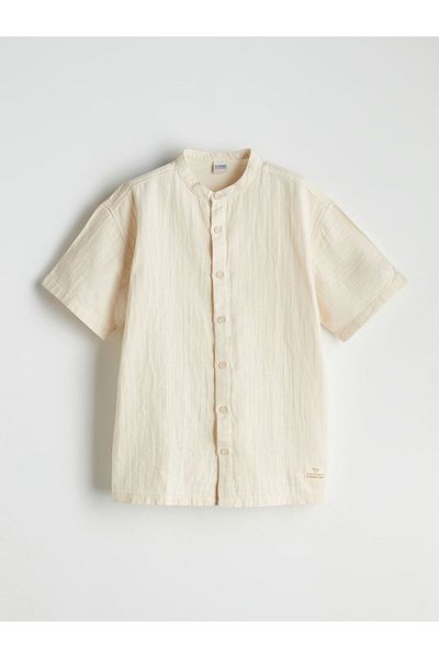 LC Waikiki Lcw Judge Collar Boy's Shirt Fast Fashion