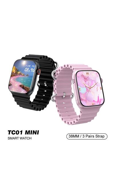TELZEAL Germany TC01 Mini (38 MM/3 Pairs Strap)_Black