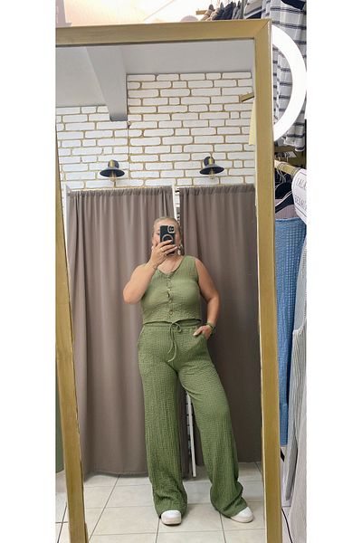 TUBA TOPTAŞ Gofre Pocket Trousers