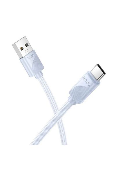 REDz Accessories Cablu de date Hoco X114, USB la Type-C, compatibil cu iPhone 15/16 și Android, rapid 3A, albastru