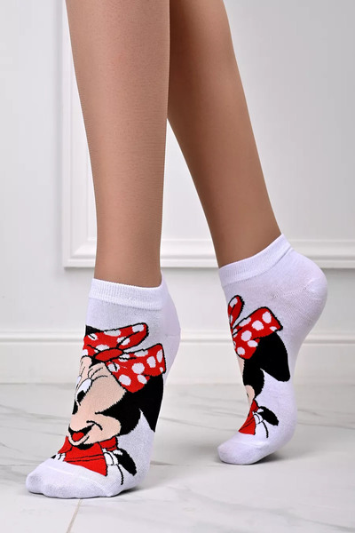 kidy 5 Pairs Women's Cartoon Character Booties Socks Set
