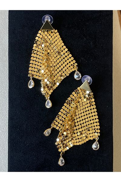 Rupen Kraft Sequin Drop Zircon Stone Evening Dress Special Design Shiny Evening Dress Earrings