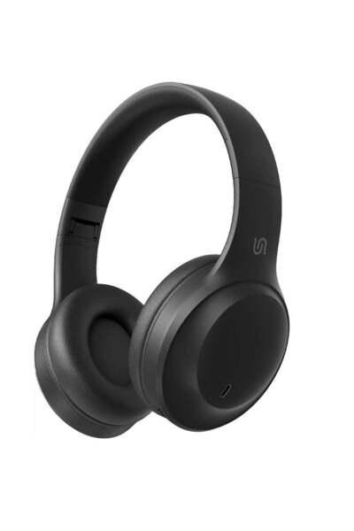 porodo Soundtec Wireless Headphones with ENC & Low-Latency Gaming Mode, 400mAh Battery Capacity, 1.5