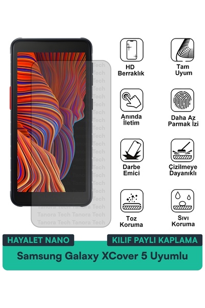 Milat Tech حافظة سامسونج جالاكسي XCover 5 هايلايت نانو متوافقة مع طبقة حماية ...