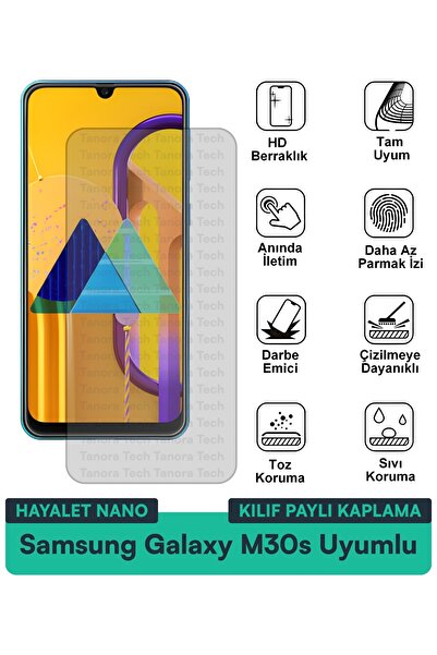 Milat Tech حافظة سامسونج جالاكسي M30s هايلايت نانو متوافقة مع طبقة حماية الشا...