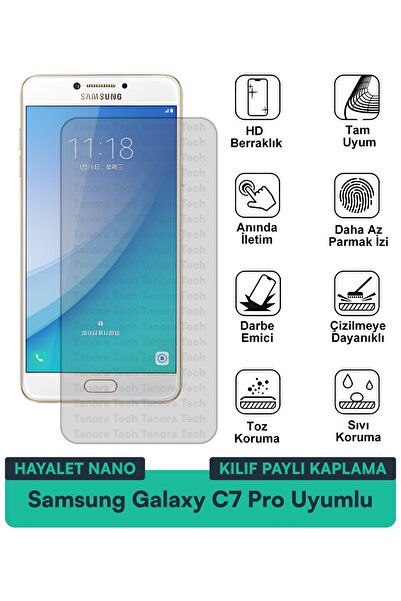 Milat Tech حافظة سامسونج جالاكسي C7 برو هايلايت نانو متوافقة مع طبقة حماية ال...
