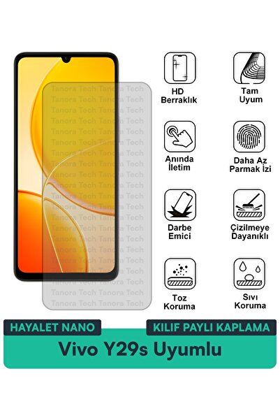 Milat Tech غطاء حماية نانو لهاتف فيفو Y29s متوافق مع طبقة حماية الشاشة مقاومة...