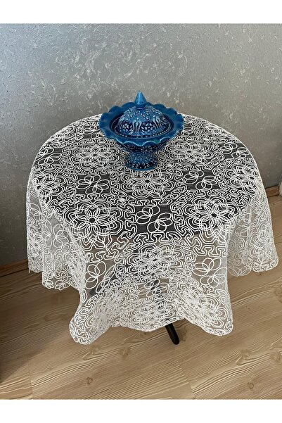 ZESA HOME Fiskos Tablecloth Tulle Laced Dowry Holder