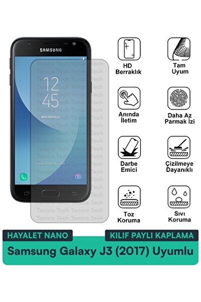 Milat Tech حافظة سامسونج جالاكسي J3 (2017) هايلايت نانو متوافقة مع طبقة حماية...
