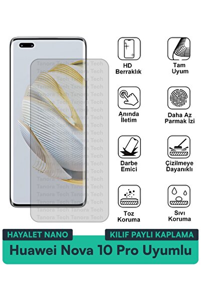 Milat Tech غطاء حماية نانو لهاتف هواوي نوفا 10 برو متوافق مع فيلم حماية الشاش...
