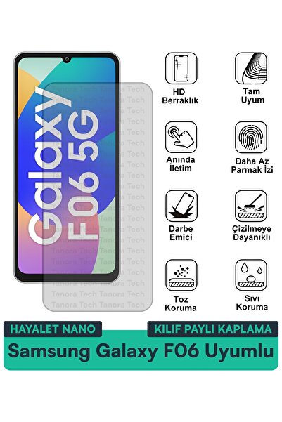 Milat Tech حافظة سامسونج جالاكسي F06 هايلايت نانو متوافقة مع طبقة حماية الشاش...