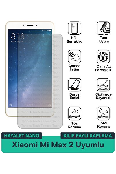 Milat Tech غطاء حماية شاشة متوافق مع هاتف Xiaomi Mi Max 2 Ghost Nano مقاوم لل...