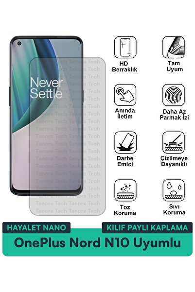 Milat Tech Oneplus Nord N10 Hayalet Nano Case Compatible Screen Protection Fi...