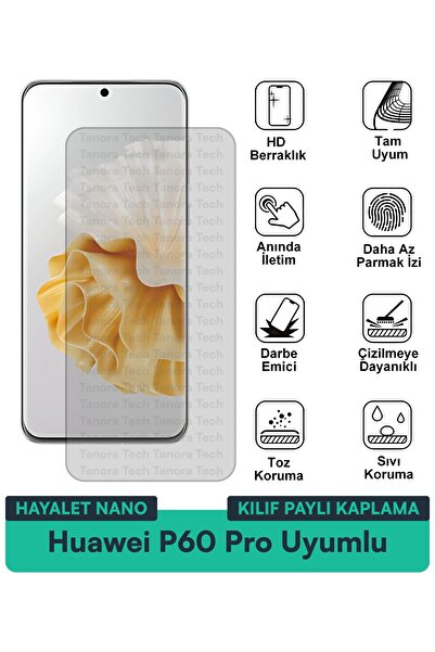 Milat Tech حافظة هواوي P60 برو هايلايت نانو متوافقة مع طبقة حماية الشاشة مقاو...