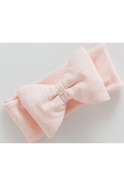 Caramell 100% Cotton Baby Girl Bow Detailed Hair Band Bandana (1-24 Months)