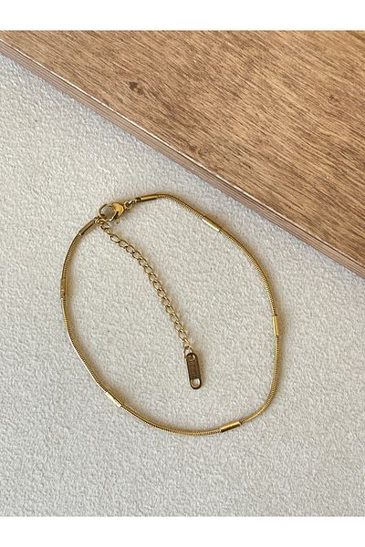 Rupen Kraft 316 l surgical steel golden model stainless tarnish steel anklet
