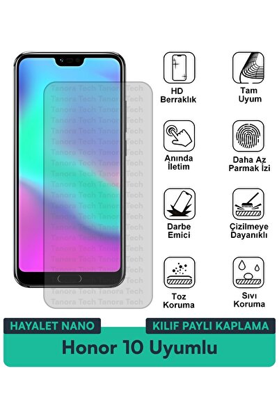 Milat Tech غطاء حماية نانو لهاتف هونور 10 متوافق مع فيلم حماية الشاشة مقاوم ل...