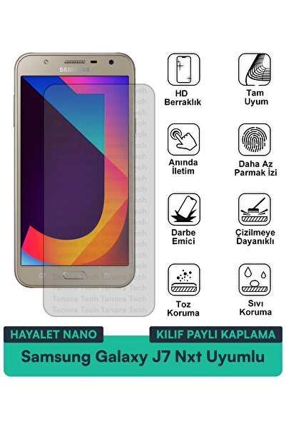 Milat Tech حافظة سامسونج جالاكسي J7 ناكس فانتوم نانو متوافقة مع طبقة حماية ال...