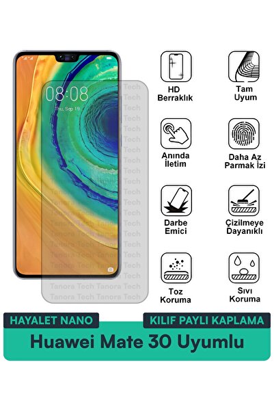 Milat Tech غطاء حماية نانو لهاتف هواوي ميت 30 متوافق مع فيلم حماية الشاشة مقا...