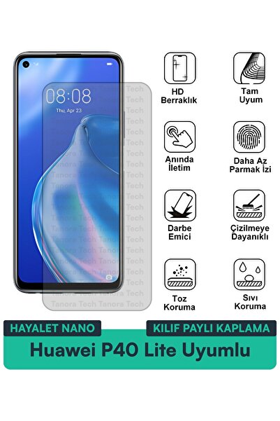 Milat Tech حافظة هواوي P40 لايت جيلي نانو متوافقة مع طبقة حماية الشاشة، هيكل مرن