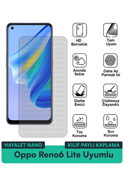 Milat Tech غطاء حماية نانو لهاتف أوبو رينو 6 لايت متوافق مع طبقة حماية الشاشة...