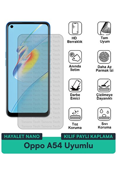 Milat Tech غطاء حماية نانو لهاتف أوبو A54 متوافق مع فيلم حماية الشاشة مقاوم ل...