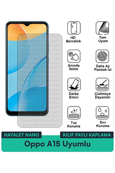 Milat Tech غطاء حماية نانو لهاتف أوبو A15 متوافق مع فيلم حماية الشاشة مقاوم ل...