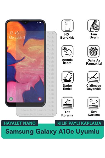 Milat Tech حافظة سامسونج جالاكسي A10e هايلايت نانو متوافقة مع طبقة حماية الشا...