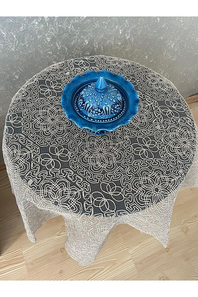 ZESA HOME Покривка за маса Fiskos от тюл и дантела